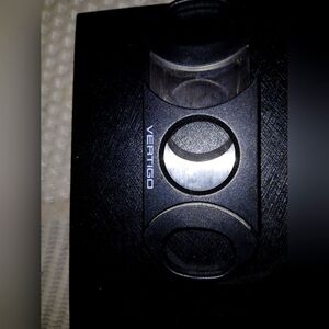 Vertigo Black and Silver Cigar Cutter